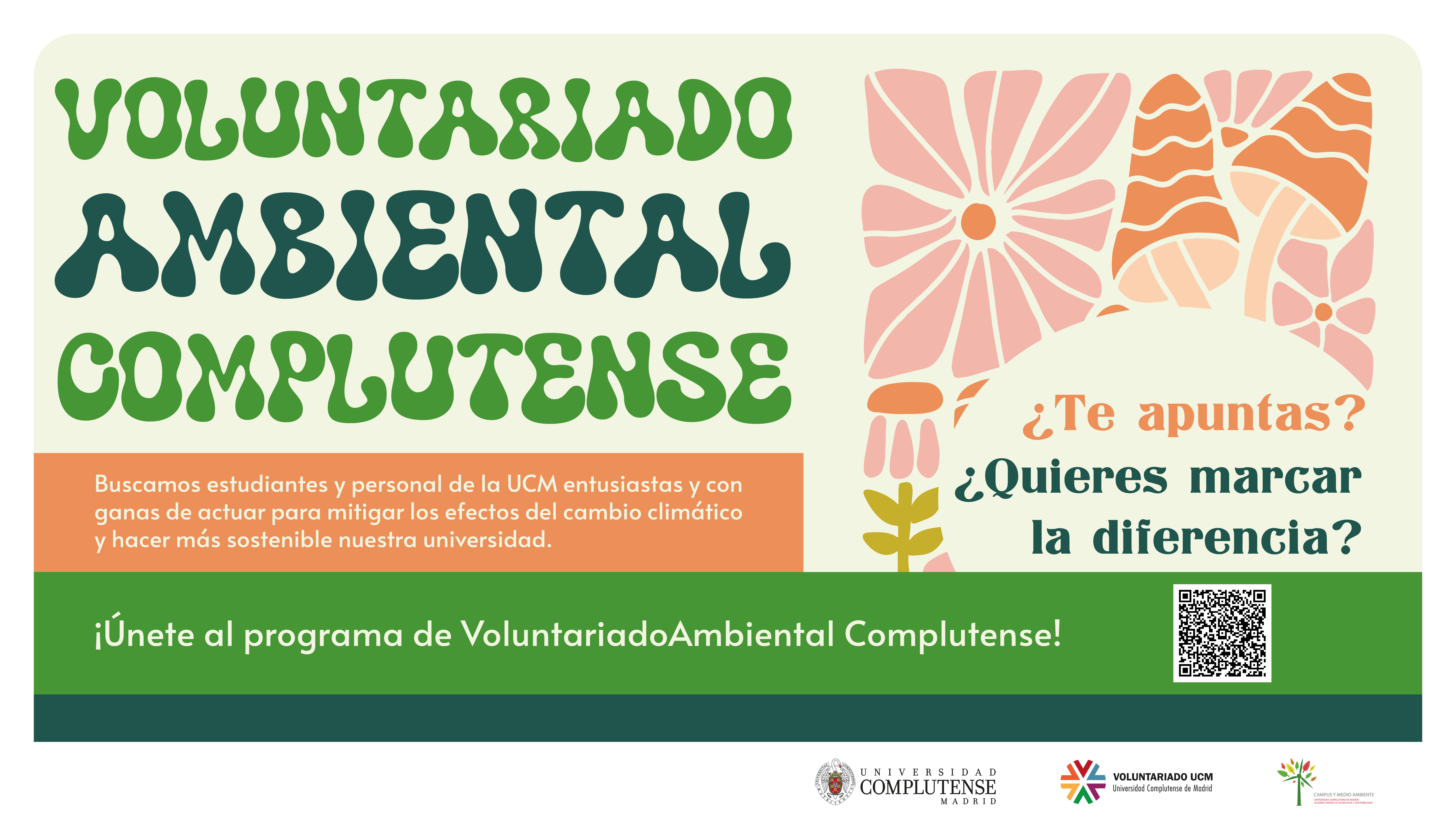 Información e inscripciones al "Voluntariado Ambiental Complutense"